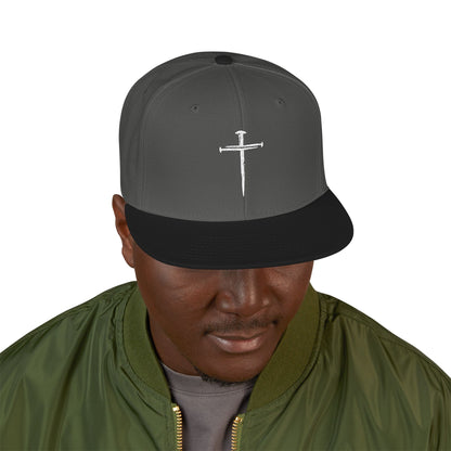 Nail Cross Snapback Hat