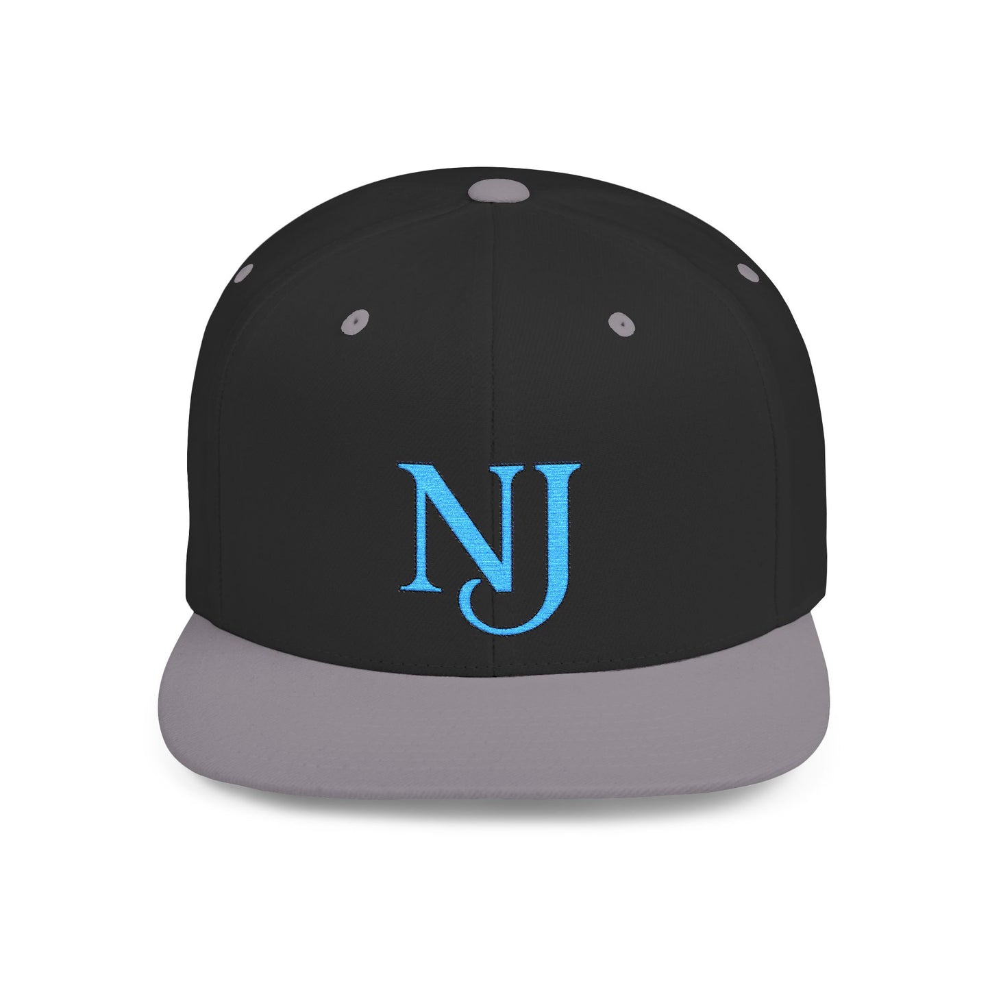 NJ Embroidered Snapback Hat