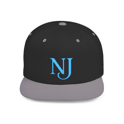 NJ Embroidered Snapback Hat