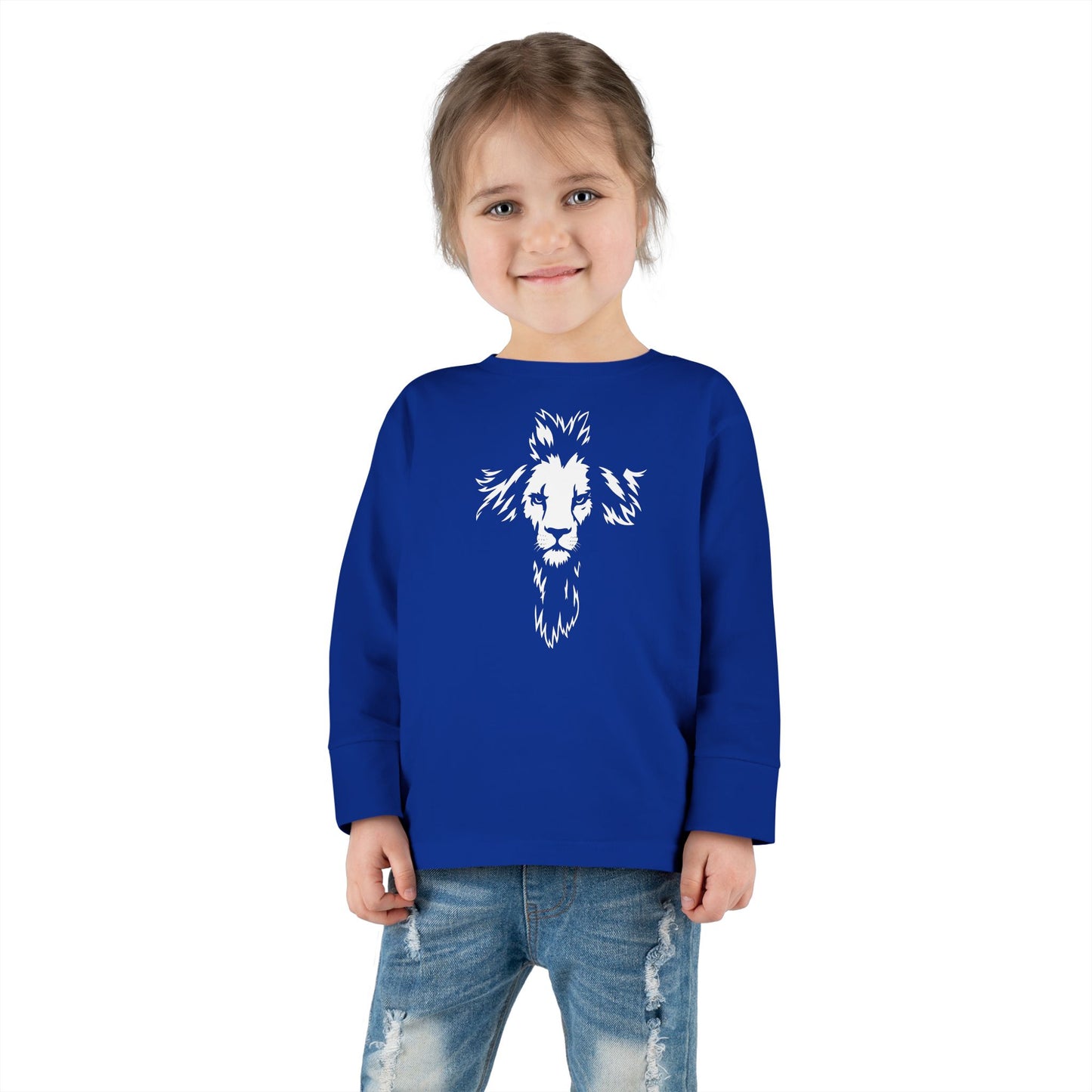 Lion Cross Toddler Long Sleeve Tee