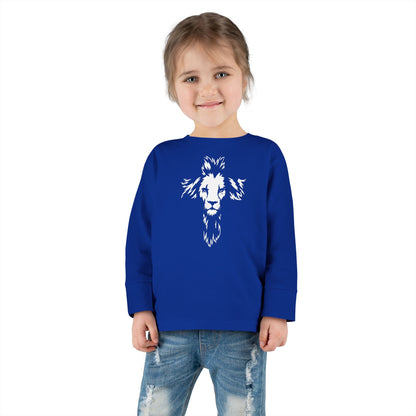 Lion Cross Toddler Long Sleeve Tee
