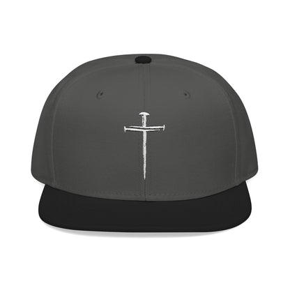 Nail Cross Snapback Hat