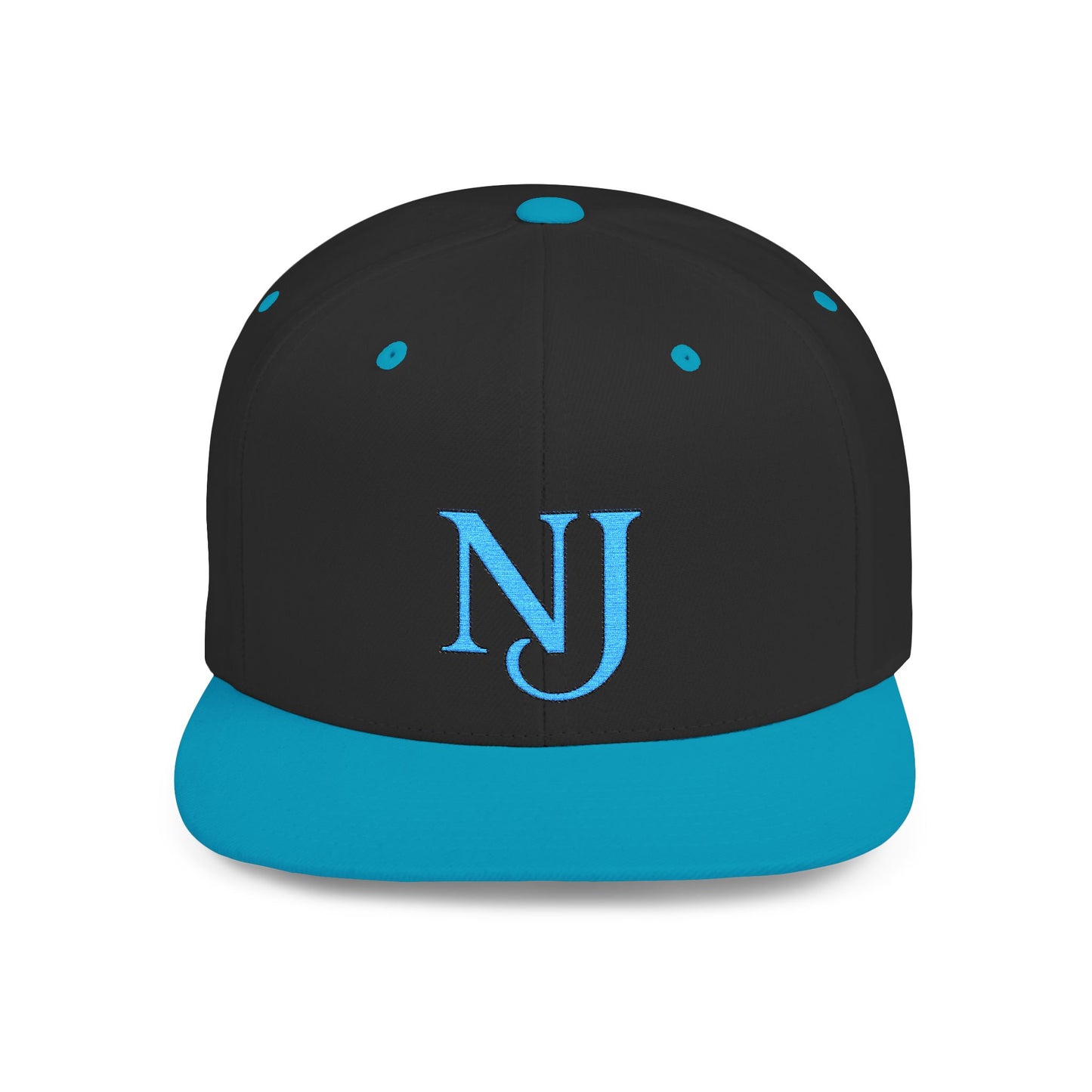 NJ Embroidered Snapback Hat