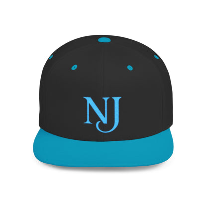 NJ Embroidered Snapback Hat