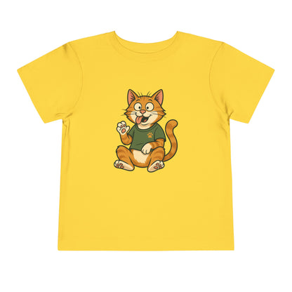 Goofy Cat Toddler Tee