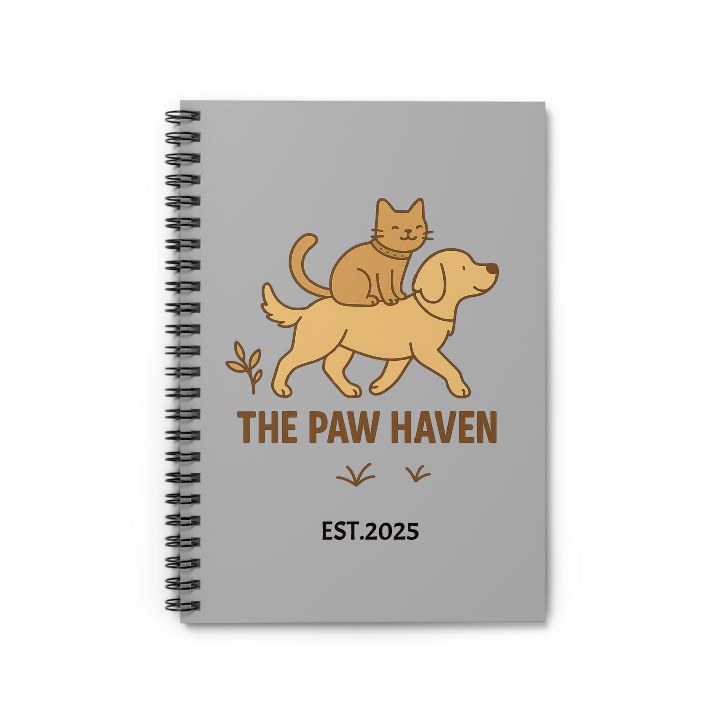 Spiral Notebook The Paw Haven