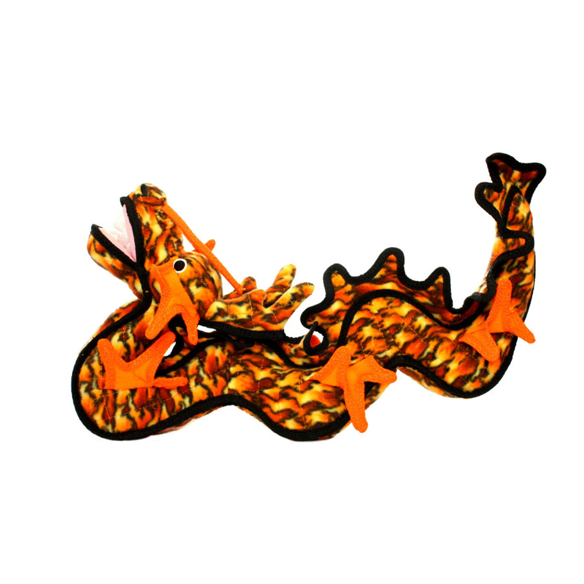 Tuffy Dragon Durable Dog Toy Orange, 1ea/21 in