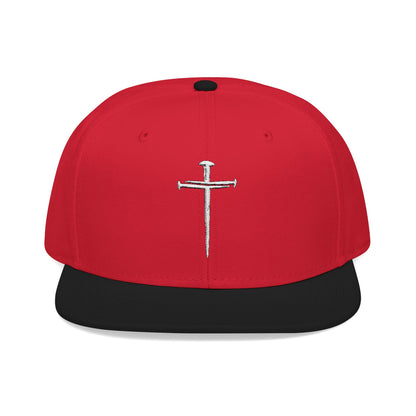 Nail Cross Snapback Hat
