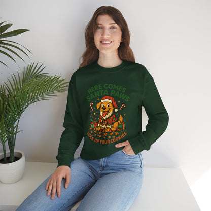 Here Comes Santa Paws Holiday Crewneck