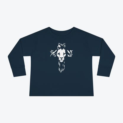 Lion Cross Toddler Long Sleeve Tee