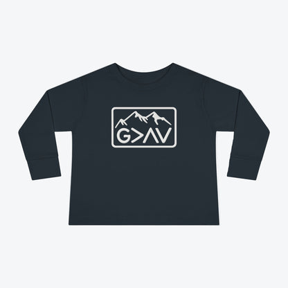 God > Highs & Lows Toddler Long Sleeve Tee