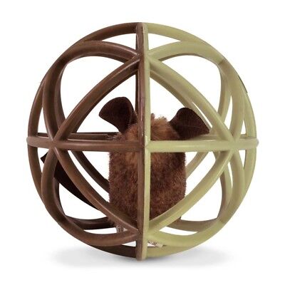 OurPets Trapped Mouse Ball of Furry Fury Catnip Toy Coffee-Beige