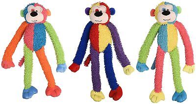 Multipet Multi Crew Monkey Dog Toy Assorted 17 in