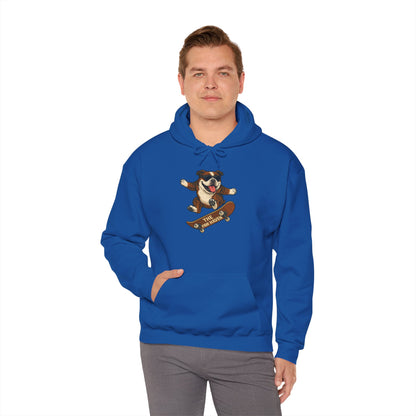 Skateboarding Bulldog Hoodie Sweatshirt