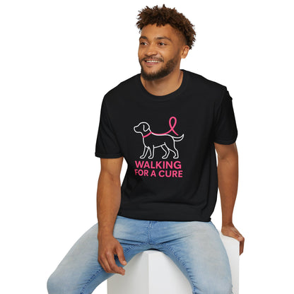 Breast Cancer Walk Dog T-Shirt