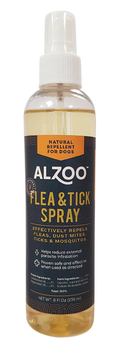 ALZOO Plant-Based Flea and Tick Repellent Spray