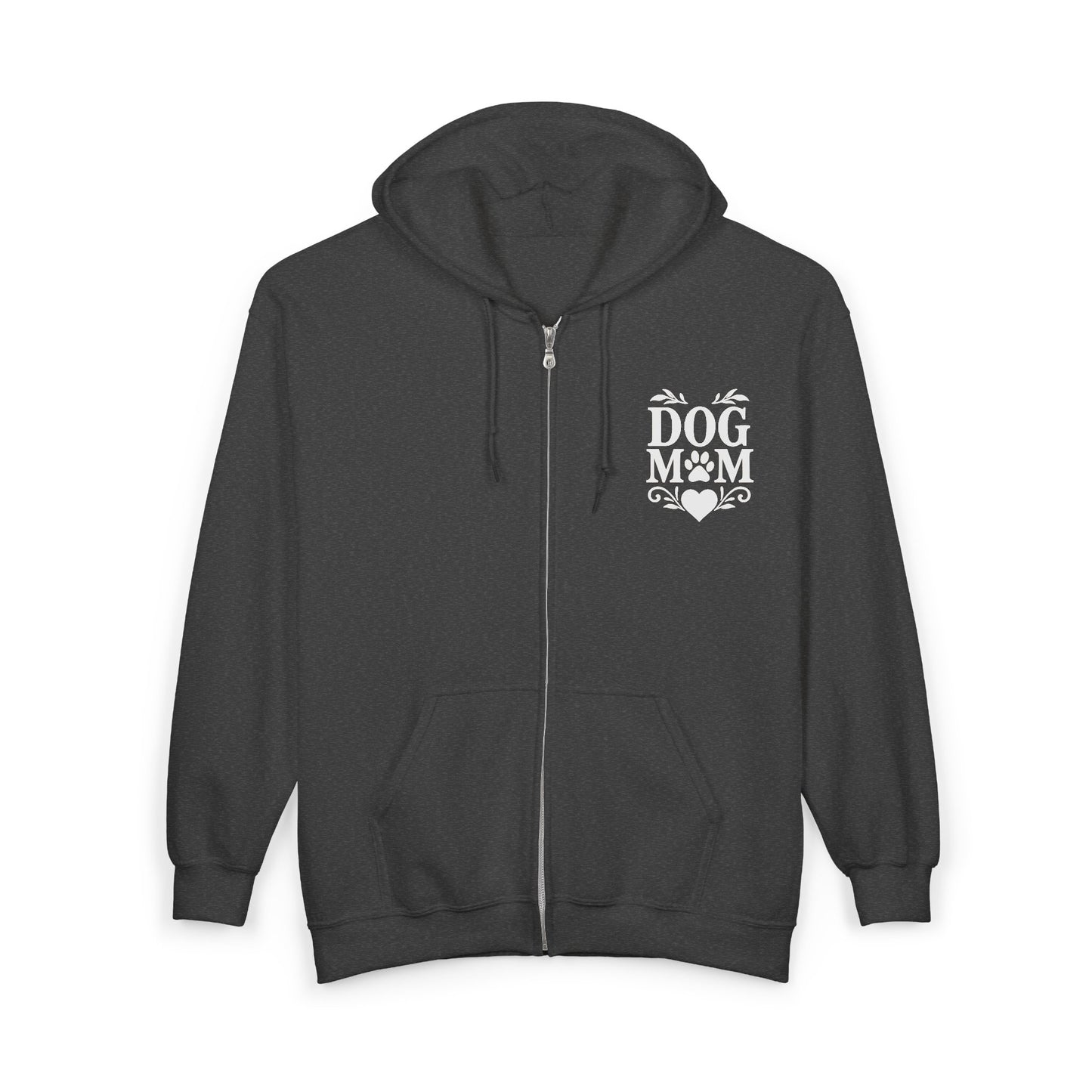 Dog Mom Full Zip Hoodie