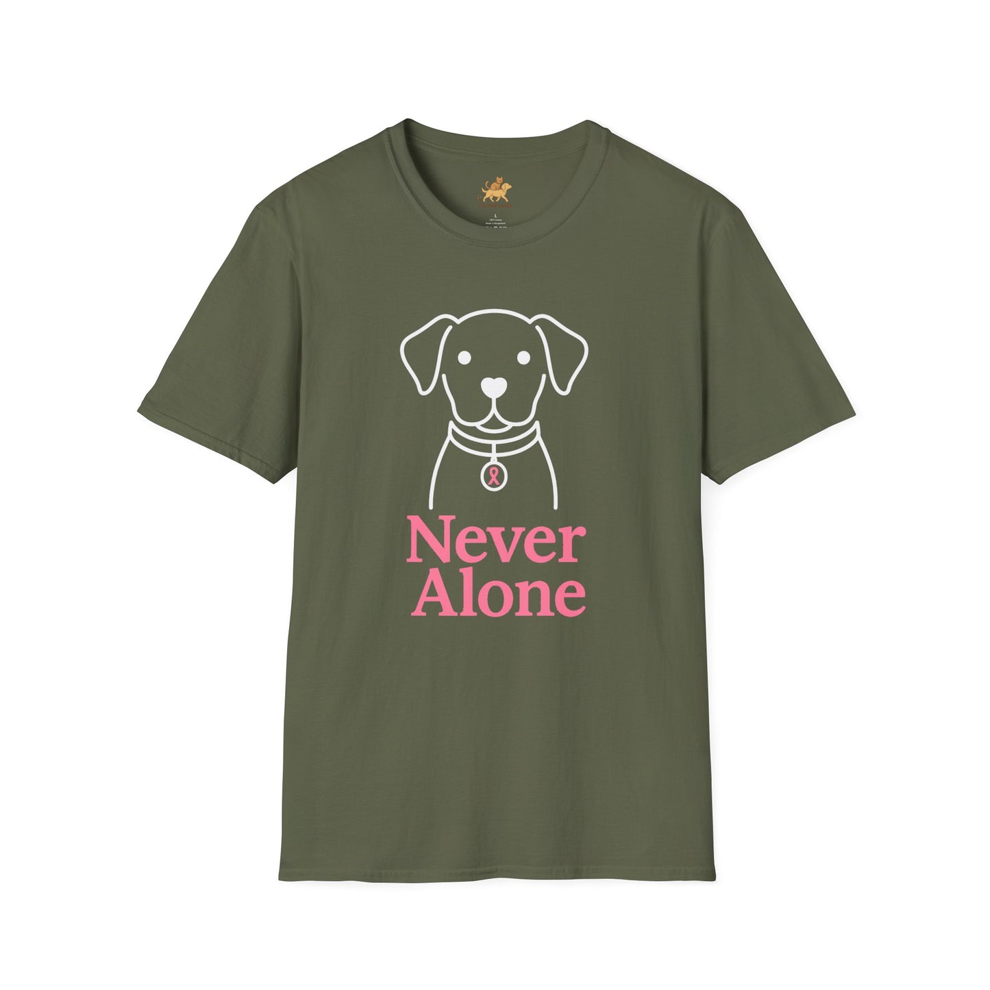 Never Alone Dog T-Shirt