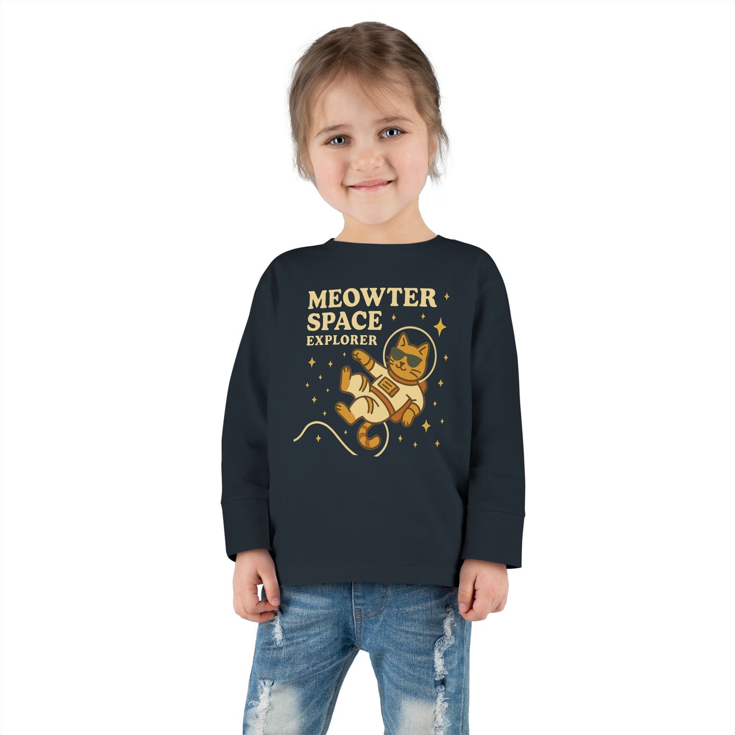 Cosmic Cat Toddler Long Sleeve