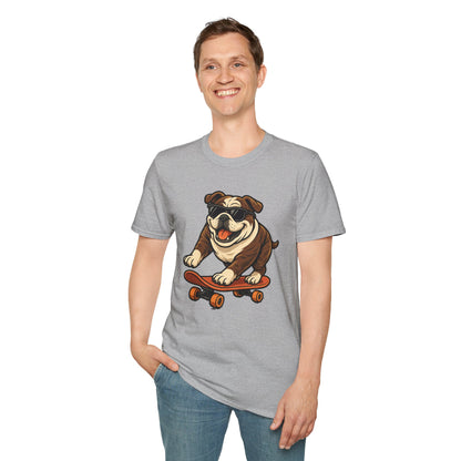 Skateboard Bulldog T-Shirt