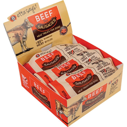 Etta Says! Sausage Link Dog Treats Beef 12ea/1.25 oz