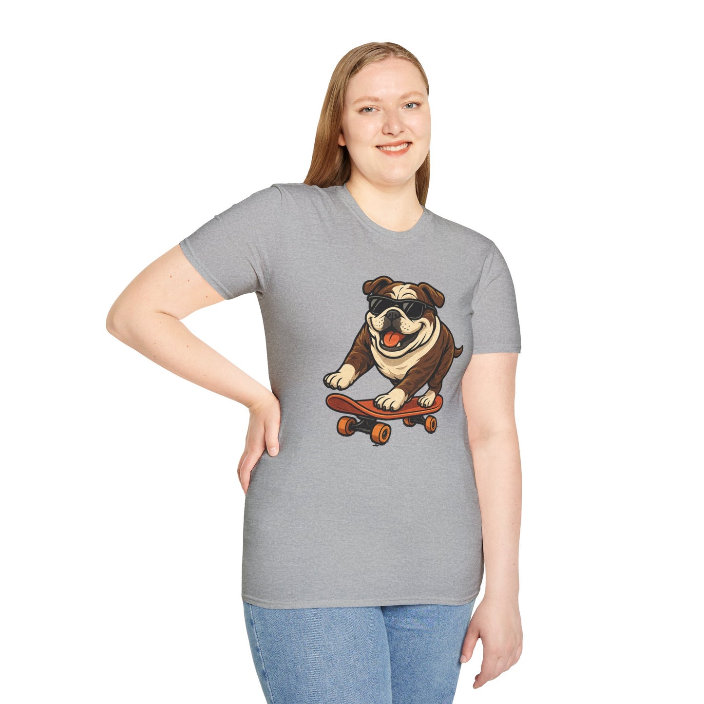 Skateboard Bulldog T-Shirt