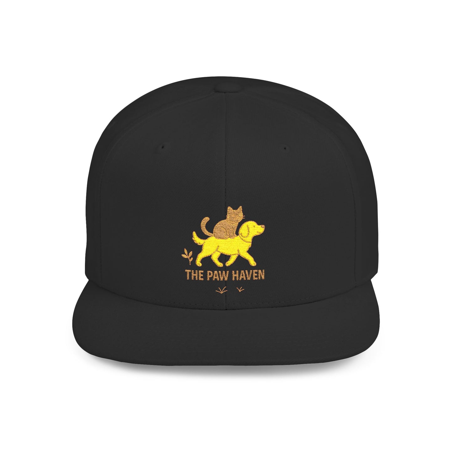 The Paw Haven Flat Bill Snapback Hat