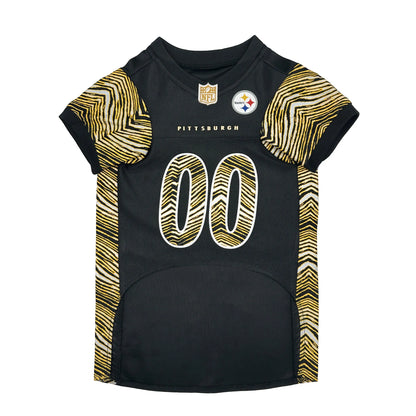 Pittsburgh Steelers Zubaz Pet Jersey