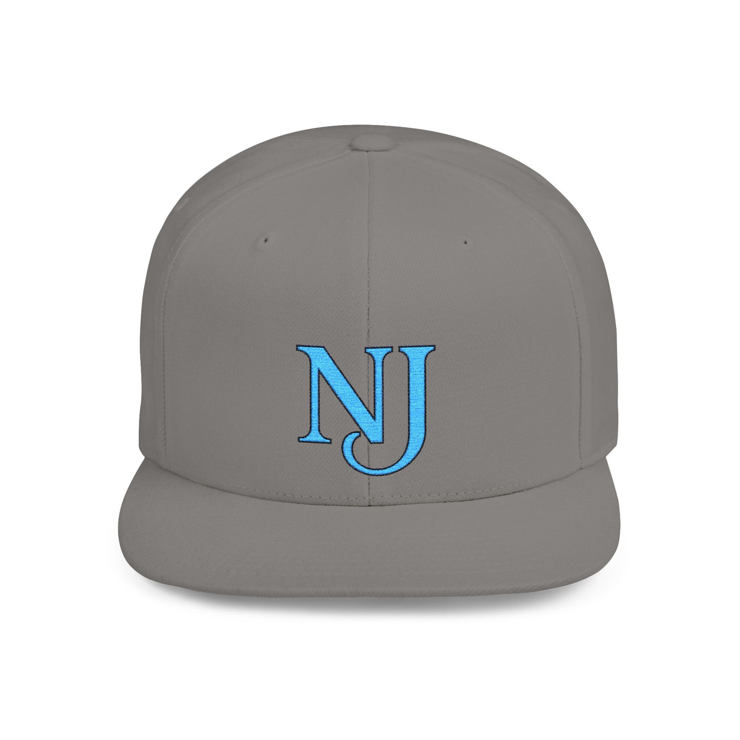 NJ Embroidered Snapback Hat