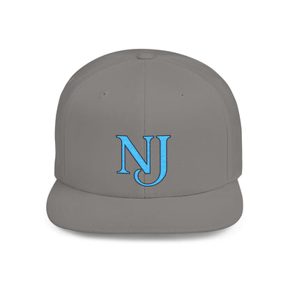 NJ Embroidered Snapback Hat
