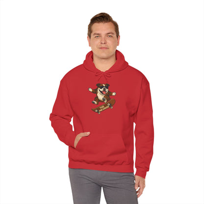 Skateboarding Bulldog Hoodie Sweatshirt
