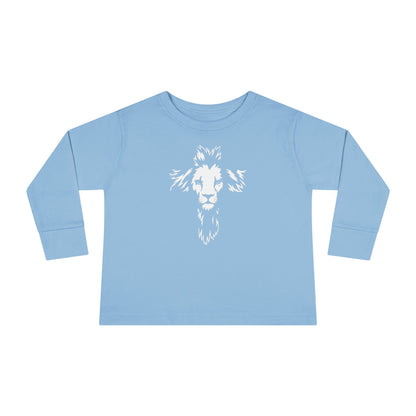 Lion Cross Toddler Long Sleeve Tee
