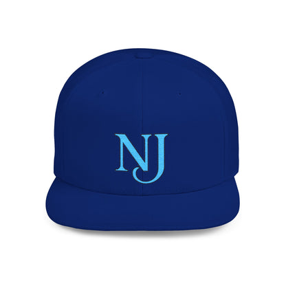 NJ Embroidered Snapback Hat