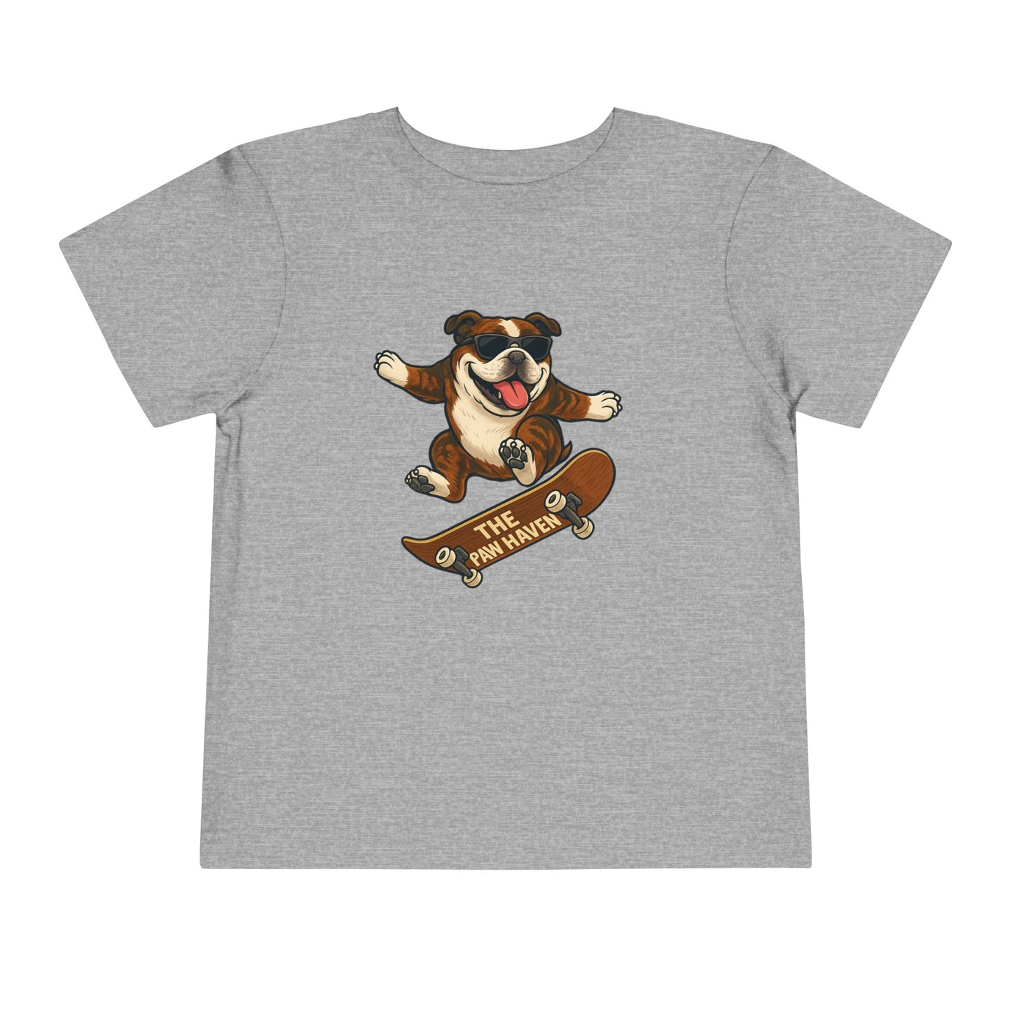 Skateboarding Dog Toddler Tee