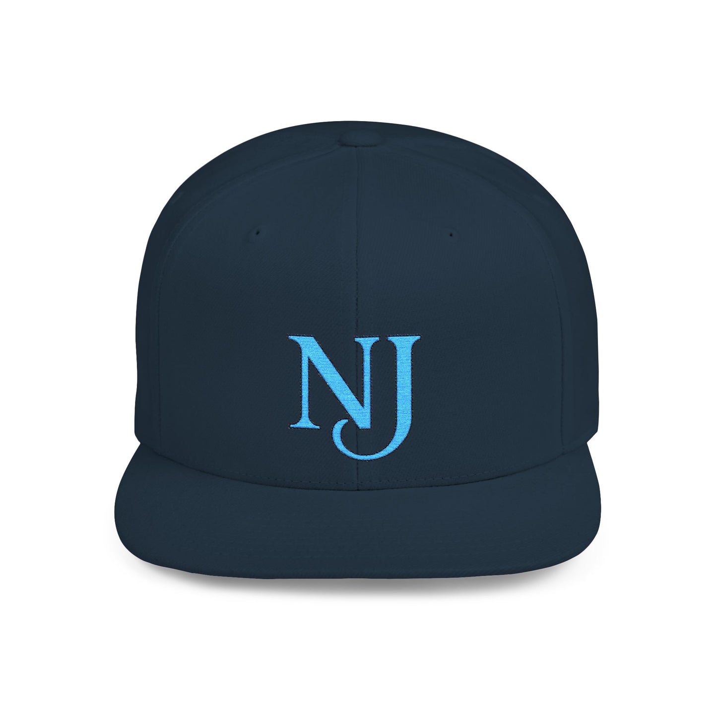 NJ Embroidered Snapback Hat
