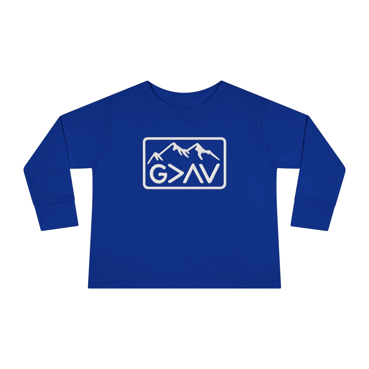 God > Highs & Lows Toddler Long Sleeve Tee