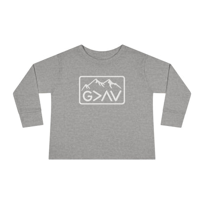God > Highs & Lows Toddler Long Sleeve Tee