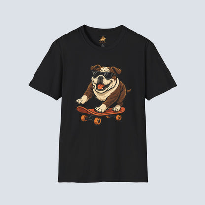Skateboard Bulldog T-Shirt