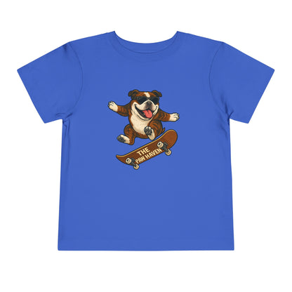 Skateboarding Dog Toddler Tee
