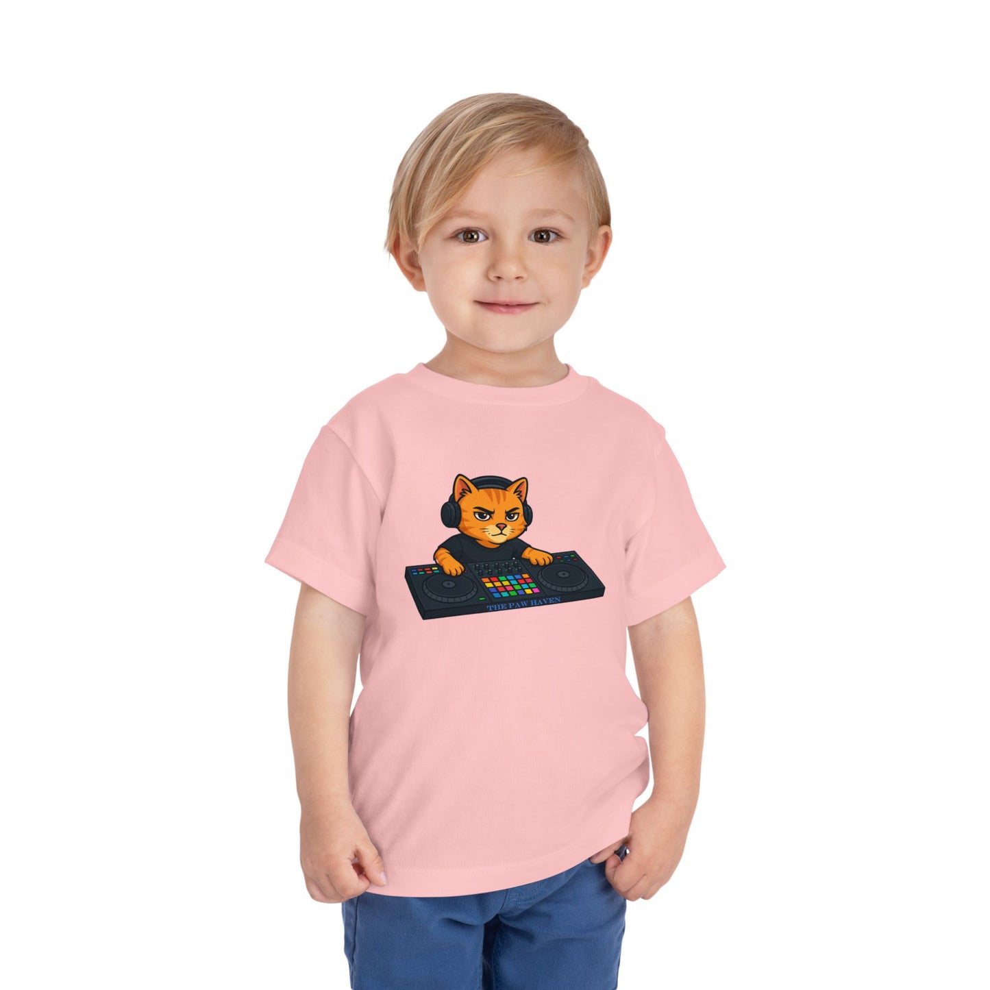 DJ Cat Toddler Tee