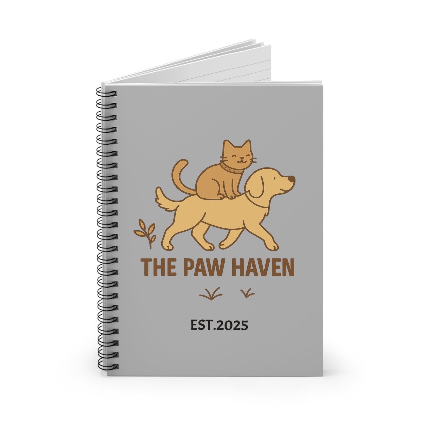 Spiral Notebook The Paw Haven