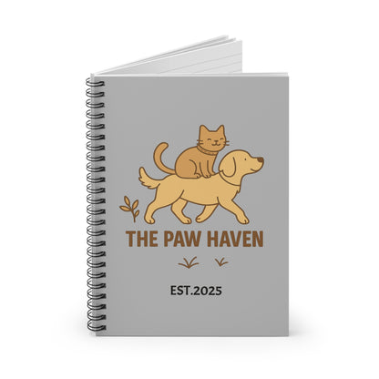 Spiral Notebook The Paw Haven
