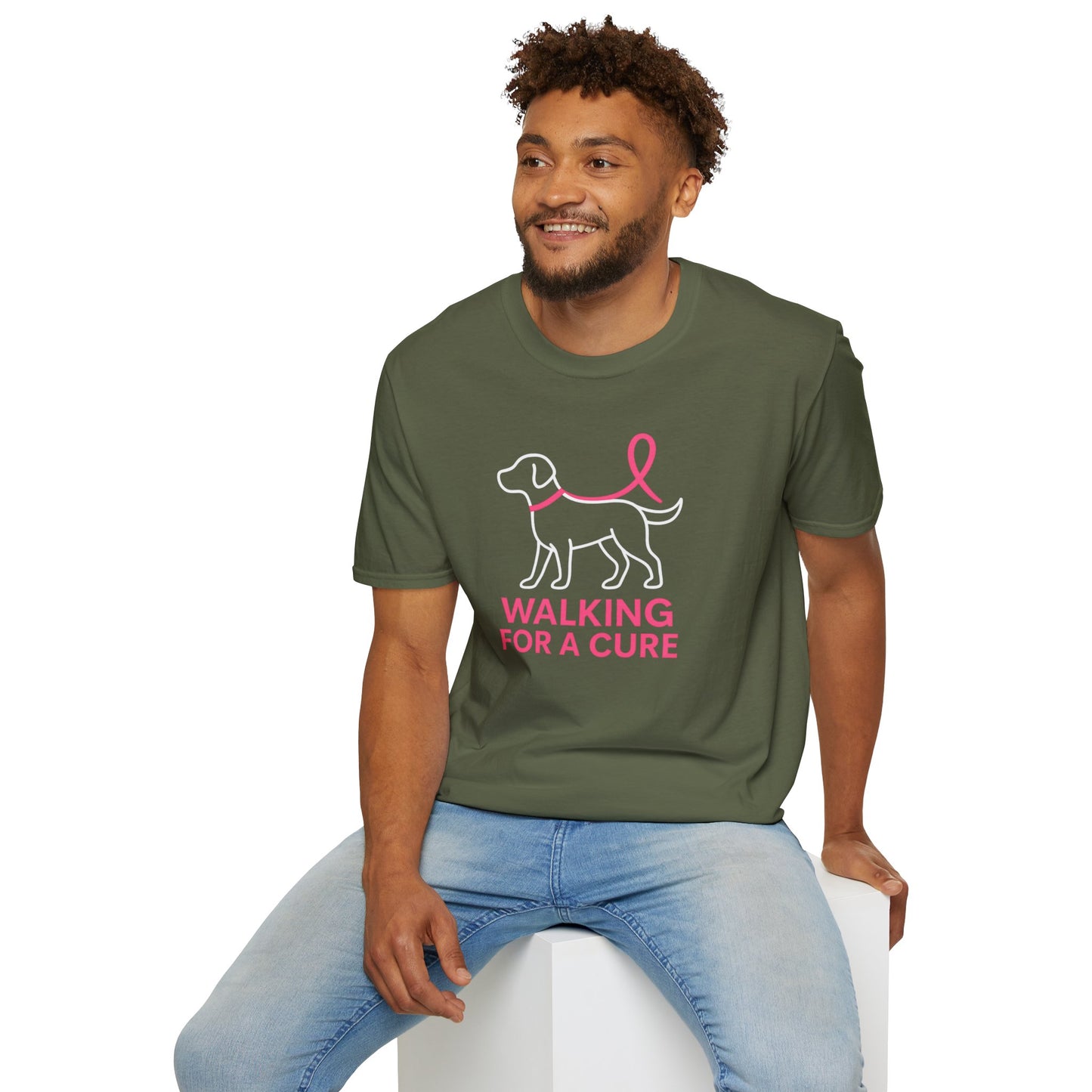 Breast Cancer Walk Dog T-Shirt
