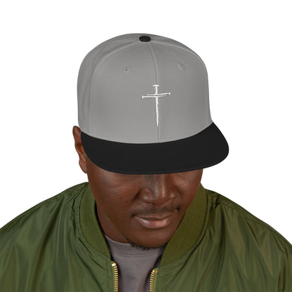 Nail Cross Snapback Hat