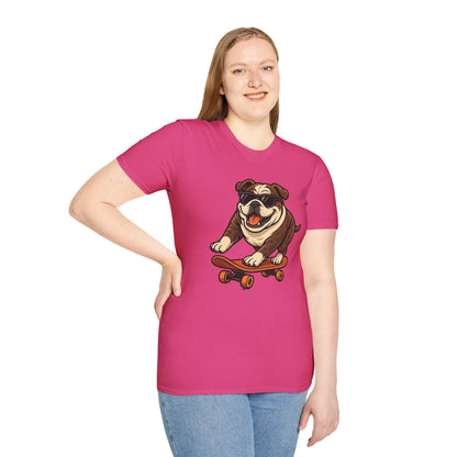 Skateboard Bulldog T-Shirt