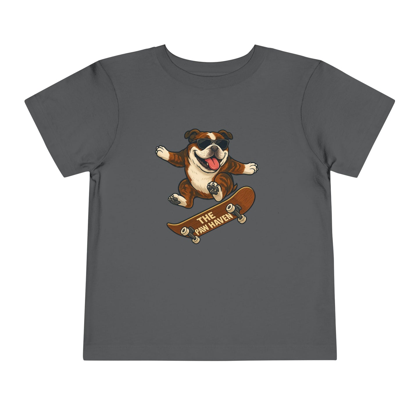 Skateboarding Dog Toddler Tee