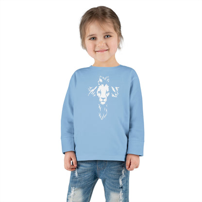 Lion Cross Toddler Long Sleeve Tee