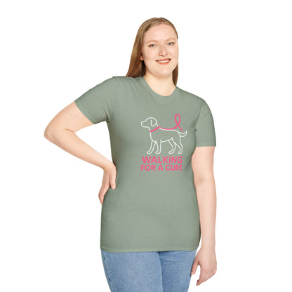 Breast Cancer Walk Dog T-Shirt