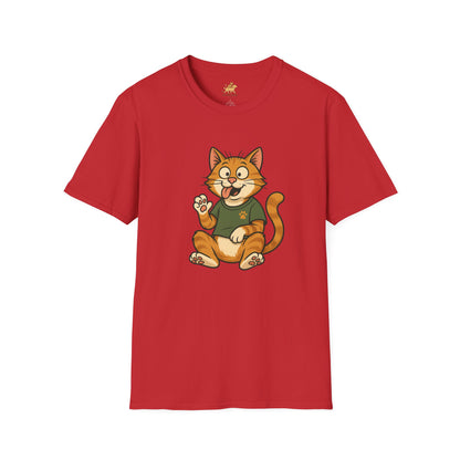 Goofy Cat T-Shirt