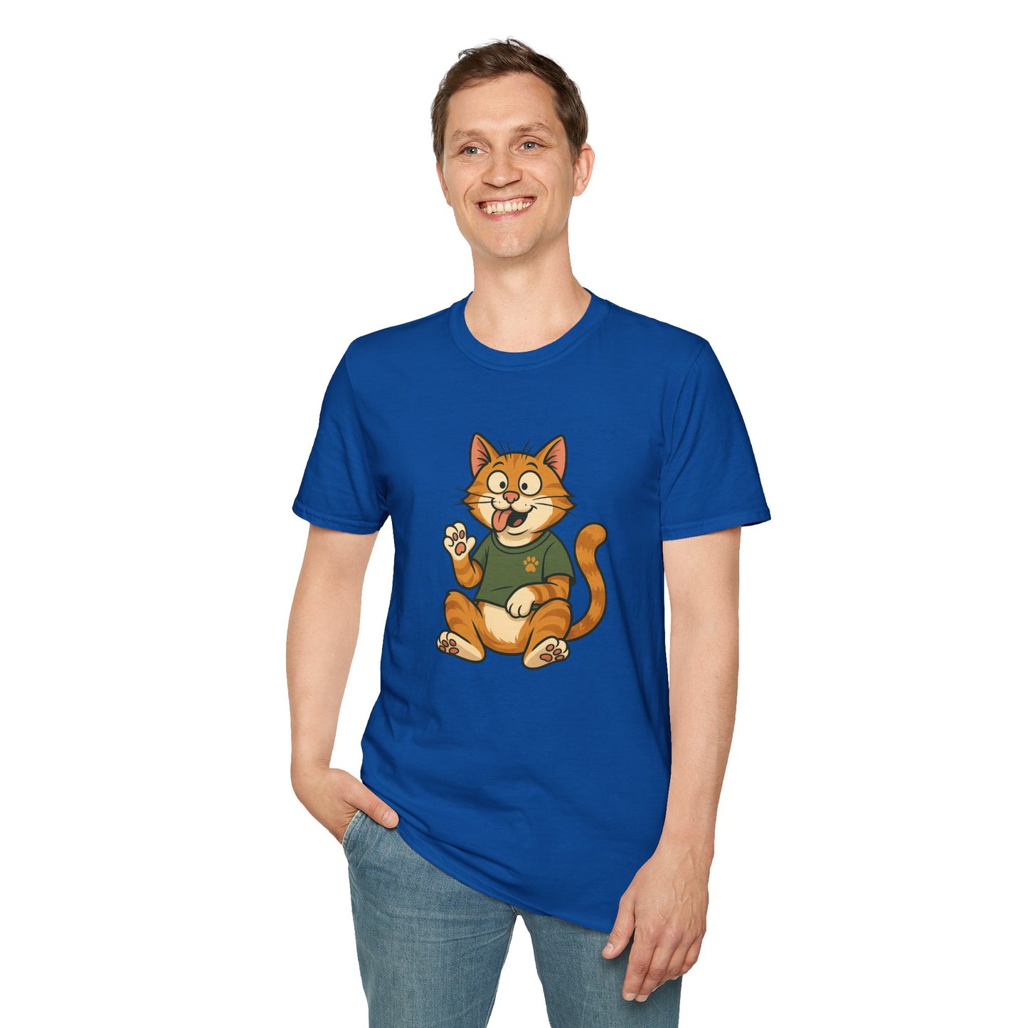 Goofy Cat T-Shirt